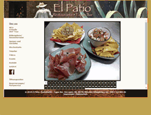 Tablet Screenshot of elpatio-munich.de